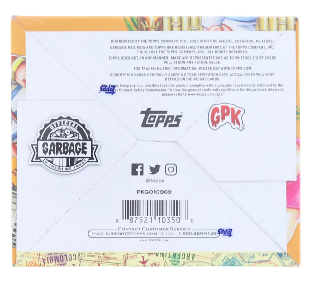 Garbage Pail Kids Go On Vacation 2021 Topps Hobby Box | 24 Packs