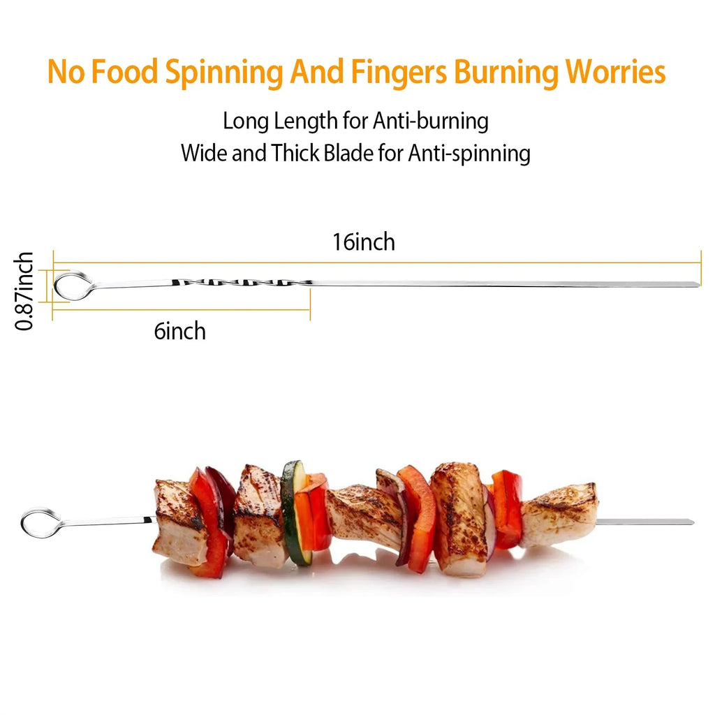 iMountek Portable BBQ Barbecue Grill Foldable Charcoal Grill Camping Garden Outdoor Travel with 10Pcs BBQ Steel