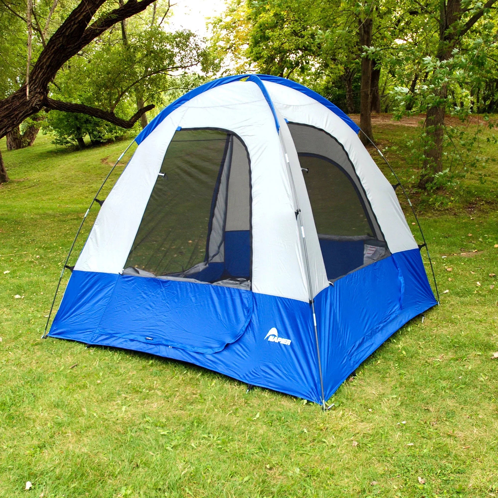 Napier Sportz Dome-To-Go Universal SUV Cargo 4 Person Camping Tent with Awning