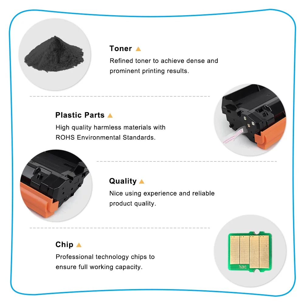 MLTD116L Toner Cartridge Compatible for Samsung 116L MLTD116L D116L MLT-D116L SL-M2625D SL-M2825DW SL-M2835DW (Black, 2 Pack)