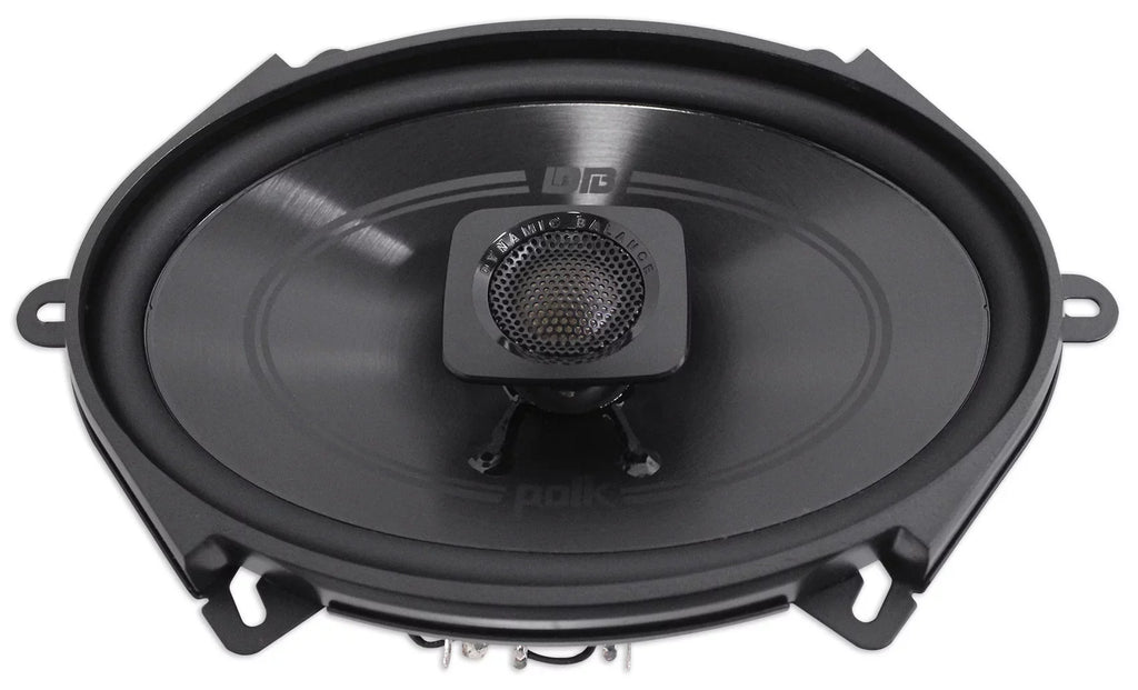(2) Polk Audio DB572 5x7" 225w Car Audio ATV/Motorcycle/Boat Speakers + Rockmat