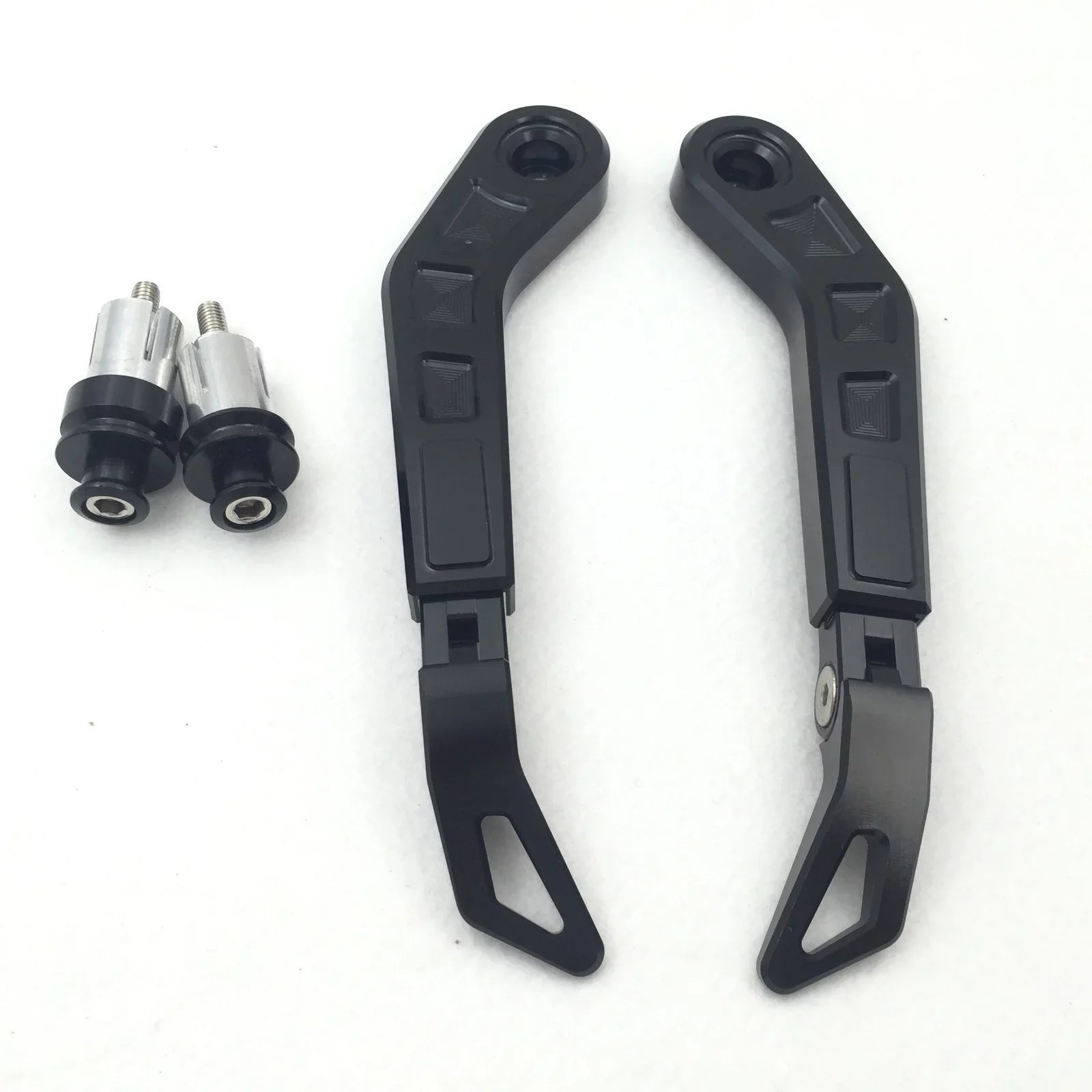 HTT-MOTOR Motorcycle Adjustable Length Angle Black CNC 7/8" (22mm) Protector Proguard Pro Brake Clutch Levers Protect Guard For Suzuki GSX GSXR Hayabusa RM DR Kawasaki Ninja ZX ZZR KTM SXR