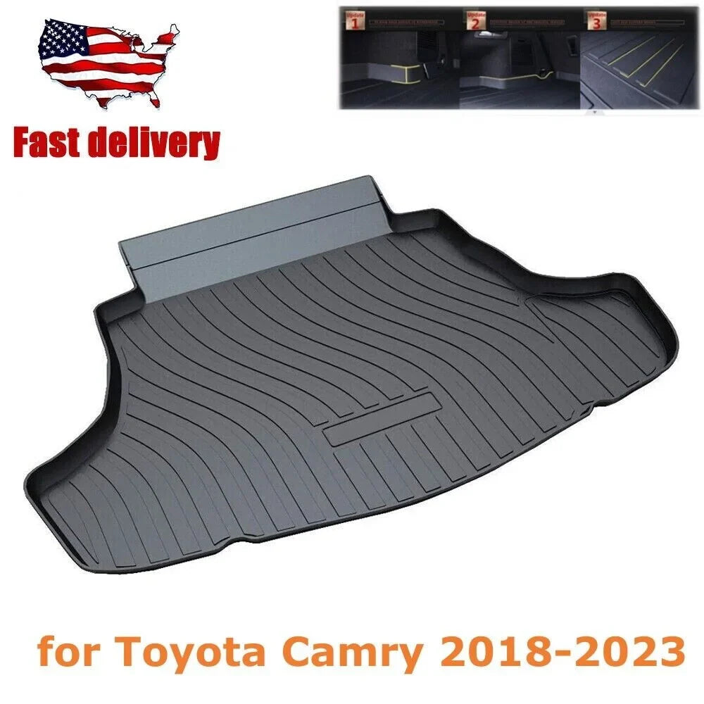 TPO Cargo Mats Liner Protection For 2018-2023 Toyota Camry All Weather