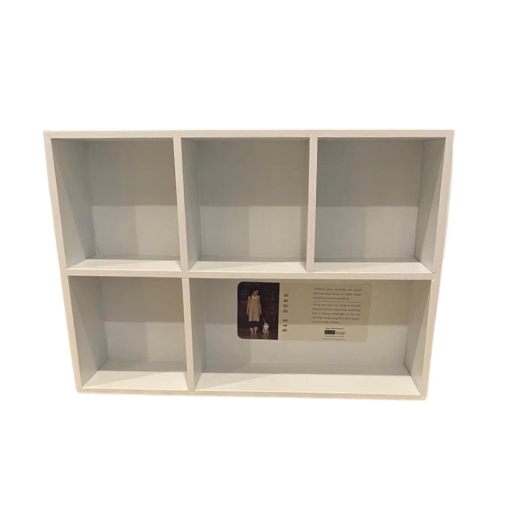 Rae Dunn Beauty Organizer - Modern Chic Makeup Storage 12 x 8.5 x 3 Inches