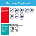 Filtrete 16x16x1, AC Furnace Air Filter, MPR 1000, Micro Allergen Defense, 6-Pack (exact dimensions 15.81 x 15.81 x 0.81)