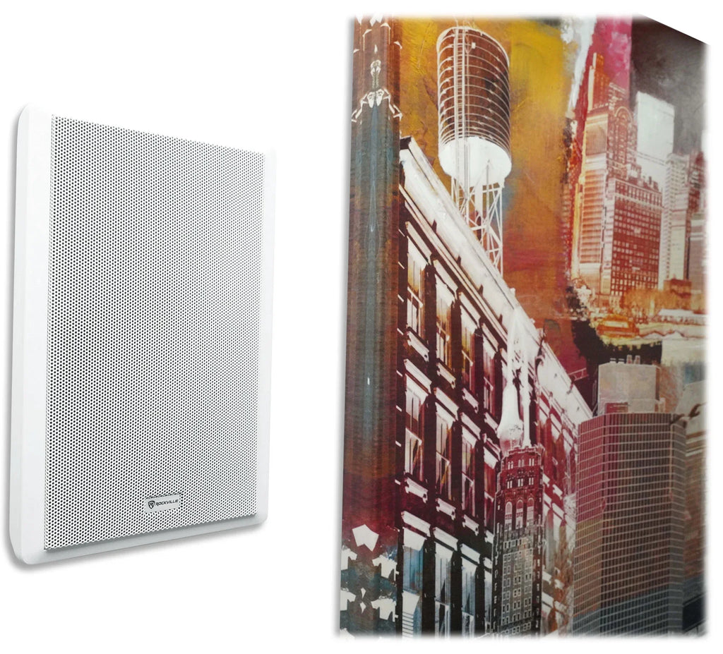 6-Zone Amplifier+4 JBL Pendant+6 Slim White Wall Speakers 4 Restaurant/Bar/Cafe