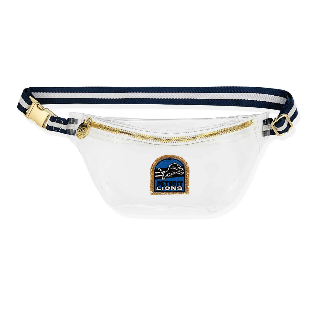 Stoney Clover Detroit Lions Stadium Clear Fanny Pack