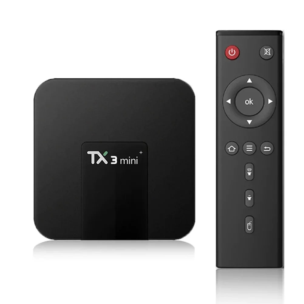 Android 11.0 TV Box TX3 Mini Plus Amlogic S905W2 Quad Core RAM 4GB ROM 32GB Dual WiFi 2.4G/5.8G BT4.2 4K 6K AV1 Home Smart Media Player Tanix Set top Box