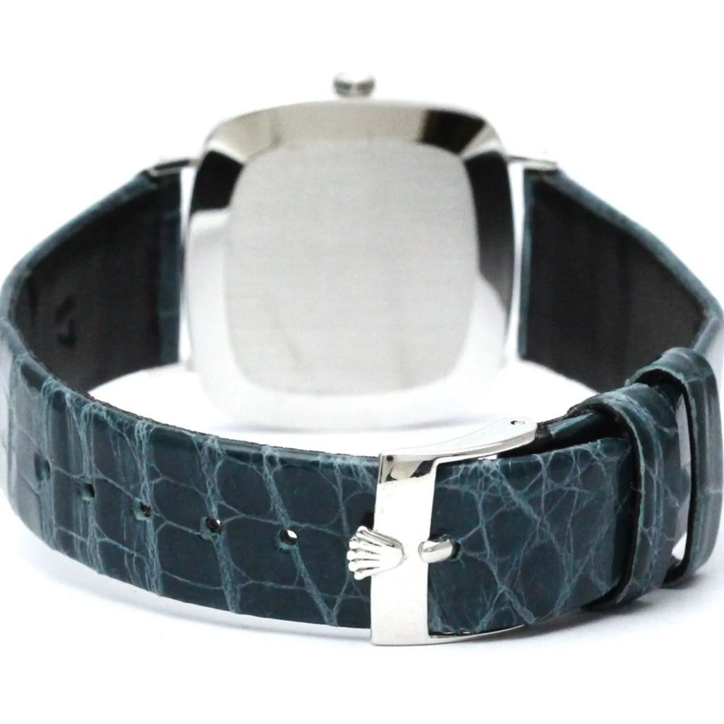 Pre-Owned Vintage ROLEX Cellini 4084 18K White Gold Hand-Winding Mens Watch BF567340 (Good)