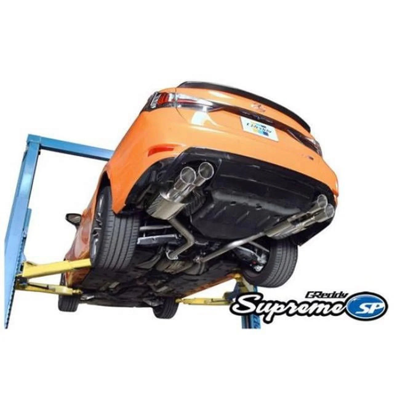 Greddy  63.5 mm Supreme SP Axle-Back Exhaust with Quad Offset Tips for 2015 Plus Lexus GS-F Dual