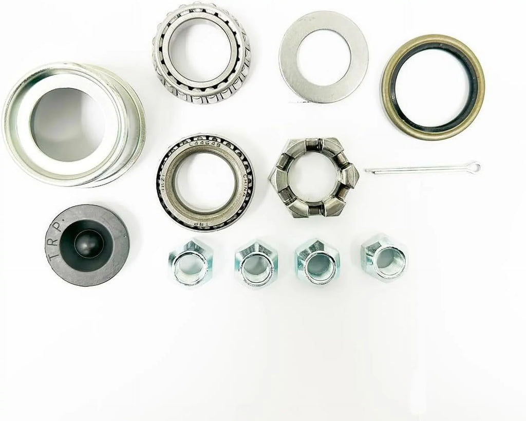 SOUTHWEST WHEEL 2,000 lbs Trailer Axle Spindle (BT9) with 4-4" Bolt Circle Hub That uses L44649 Trailer Bearings