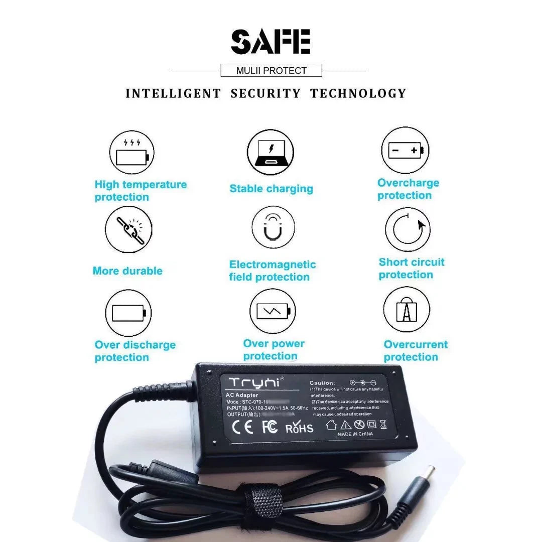 New Laptop Notebook AC Adapter Charger Power Cord Supply for HP ProBook 4436s 4440s 4441s 4445s 6710b 6710s 4740s 4730s 6565b 6570b 8510w 609947-001 5310m 5320m 6440b 6531s 6535b