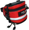 Lone Peak Deluxe Expandable Bicycle Seat Bag Red