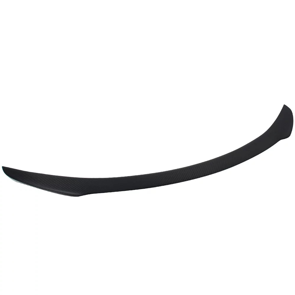 Ikon Motorsports Compatible with 12-23 Tesla Model S H Style Rear Trunk Spoiler Wing - Carbon Fiber CF 2012 2013 2014 2015 2016 2017 2018