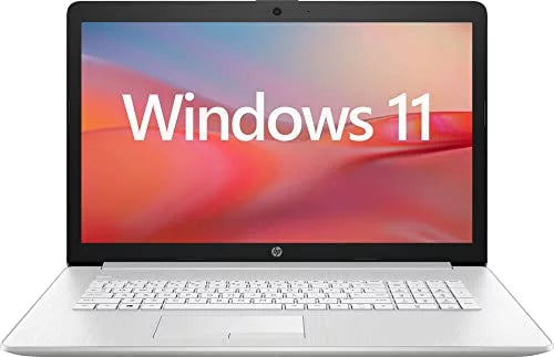 Newest HP Laptop, 17.3" HD+ Non-Touch Display, 11th Gen Intel Core i3-1115G4 Processor, 8GB RAM, 1TB HDD, Webcam, Bluetooth, Wireless-AC, HDMI, USB-A 3.0, RJ-45, Windows 11 Home, Silver