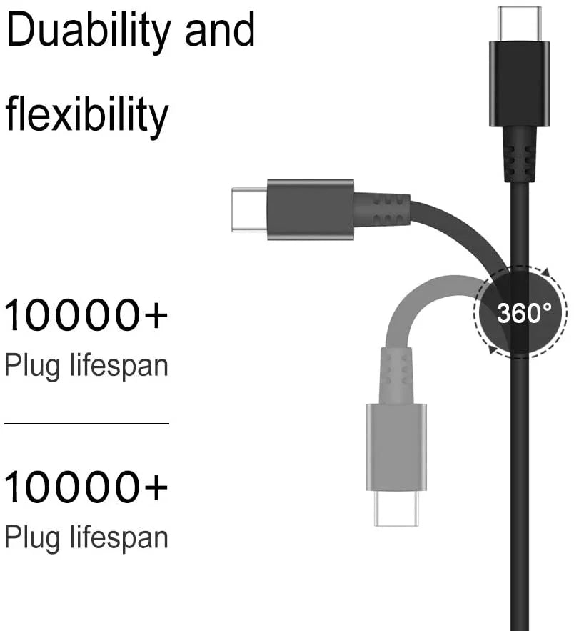 45W USB-C Laptop Charger ADLX45UDCK2A for Lenovo Chromebook 100e 2nd Gen - 81MB