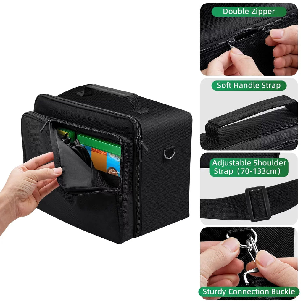 Protective Carrying Case for Xbox Series X-XSX Travel Bag Carrying Case for Xbox Series X Console, Controller, Cables and Other Accessories