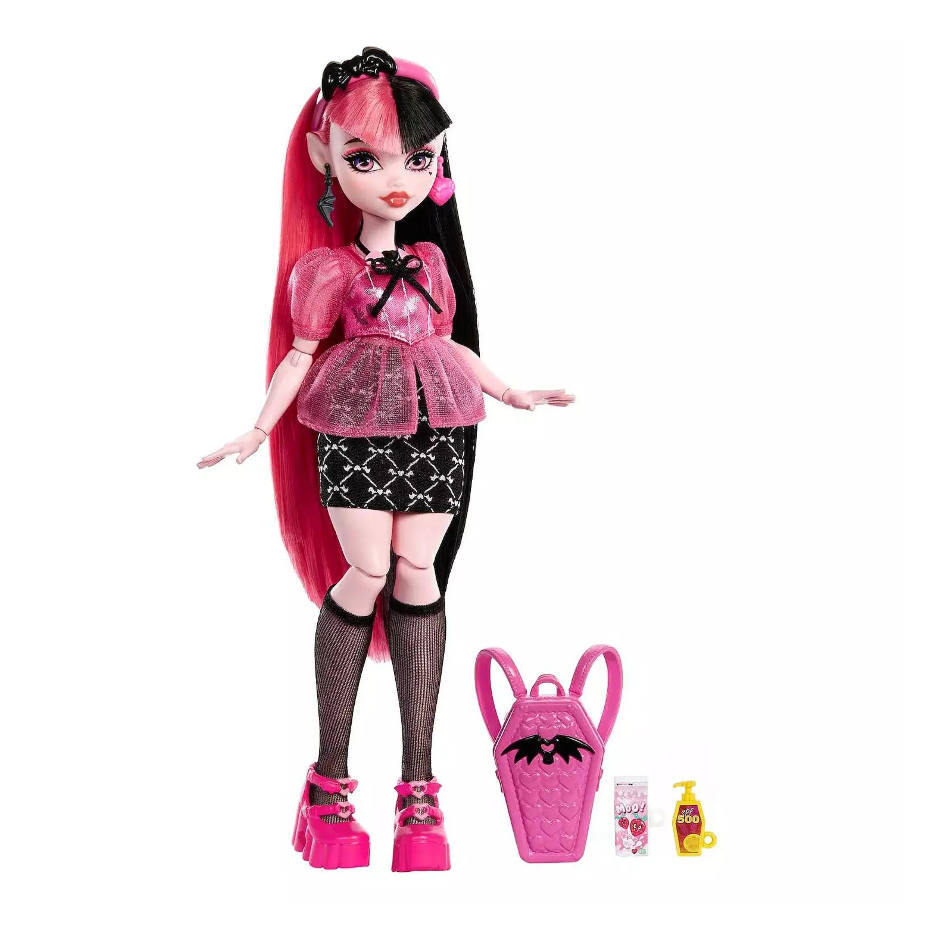 Monster High Day Out Clawdeen Wolf, Frankie Stein & Draculaura Doll 3-Pack