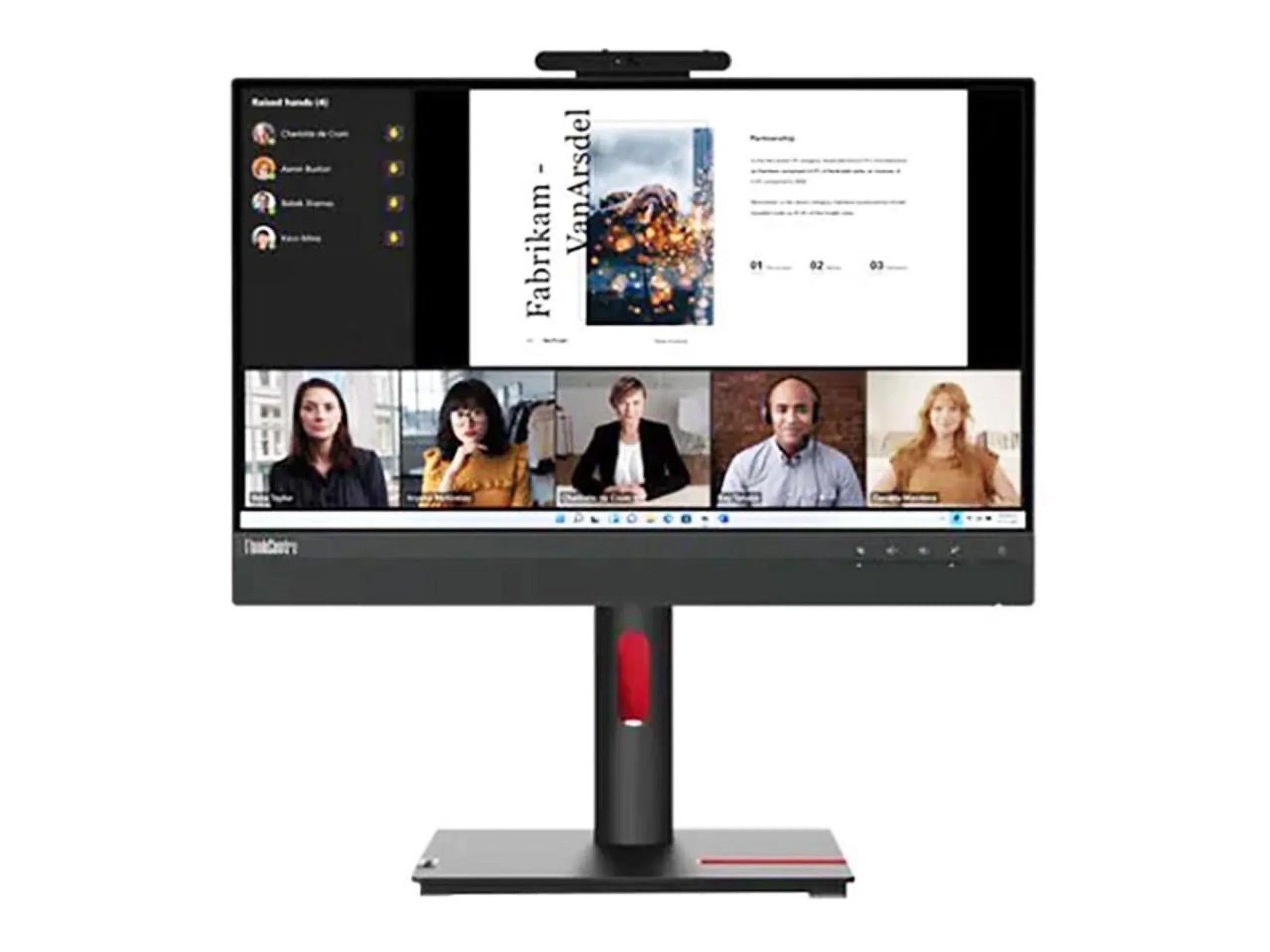 Lenovo ThinkCentre Tiny-In-One 22 Gen 5 21.5" Webcam Full HD LED Monitor - 16:9 - Black - 22" Class - In-plane Switching (IPS) Technology - WLED Backlight - 1920 x 1080 - 16.7 Million Colors - 250 ...