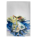 Betsy Drake  Three Row Boats Guest Towel - 20 x 20 in.