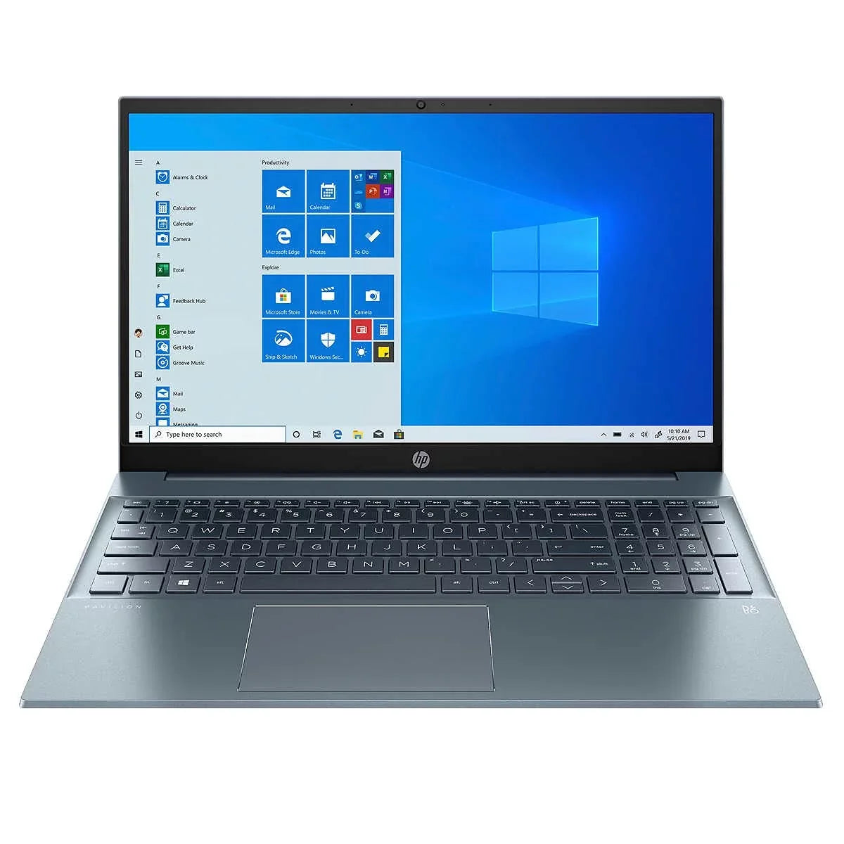2021 HP Pavilion 15.6" FHD Business Laptop 11th Gen 4-Core Intel i7-1165G7 16GB DDR4 512GB NVMe SSD Intel Iris Xe Graphics HDMI Webcam Bluetooth Backlit Keyboard Windows 10 Pro w/ Ontrend 32GB USB