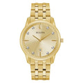 Bulova Sutton Men's Quartz Gold-Tone Date Indicator 40mm Watch 97D123