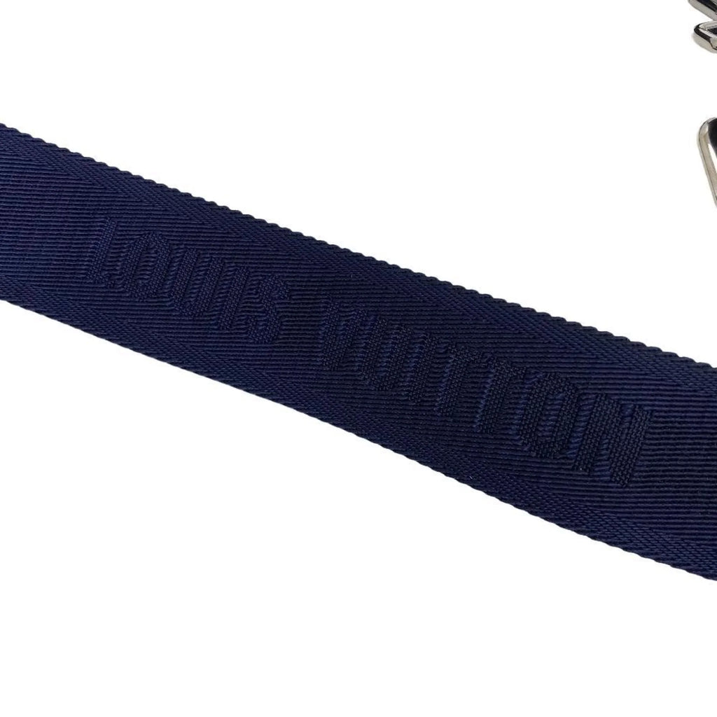 Pre-Owned LOUIS VUITTON M81431 Gaston Wearable Wallet Monogram Bandana Shoulder Bag Blue Men's (Fair)