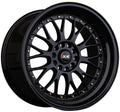 XXR 536 15x8 4x100/4x114.3 20et Black / Gold Rivets Wheel