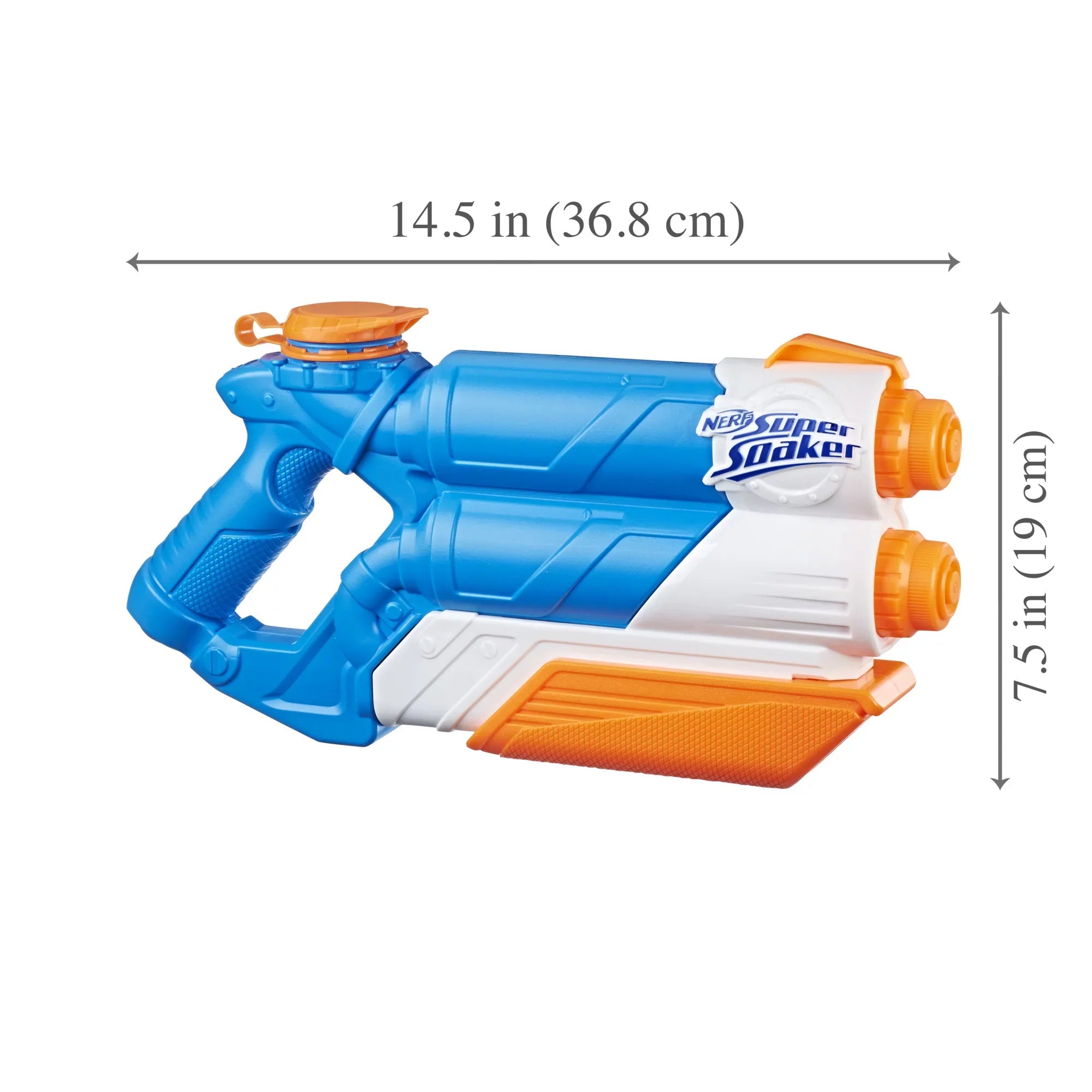 Nerf Super Soaker Twin Tide, 2 Barrels for Double Soakage