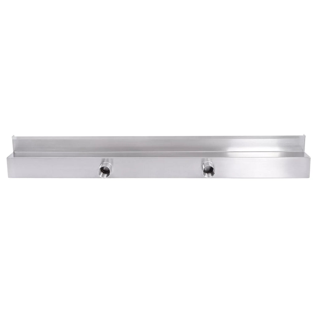 35.4 Inch Pool Fountain Waterfall with LED Strip Light Swimming Pool Waterfall