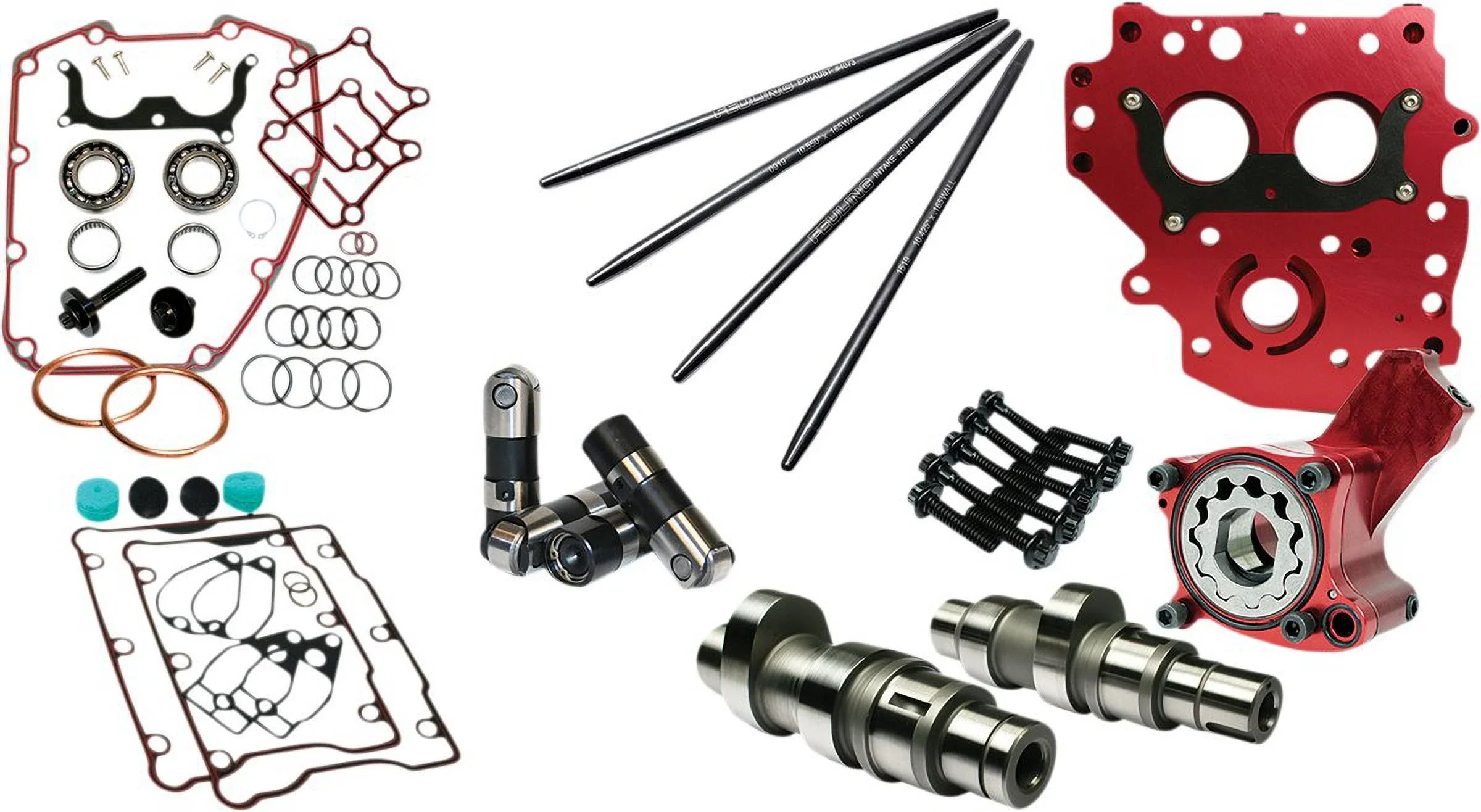 Feuling 574 Race Series Gear Drive Camchest Kit w/ One Piece Pushrods (7216P)