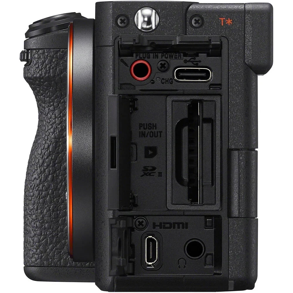 Sony a7C II Full Frame Mirrorless Camera Body with 28-60mm F4-5.6 Lens Black ILCE-7CM2L/B Bundle with Deco Gear Photography Bag Case + Extra Battery + Charger + Tripod + Software Kit & Accessories