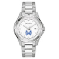 Men's Bulova Silver Hampton Pirates Stainless Steel Classic Sport Watch