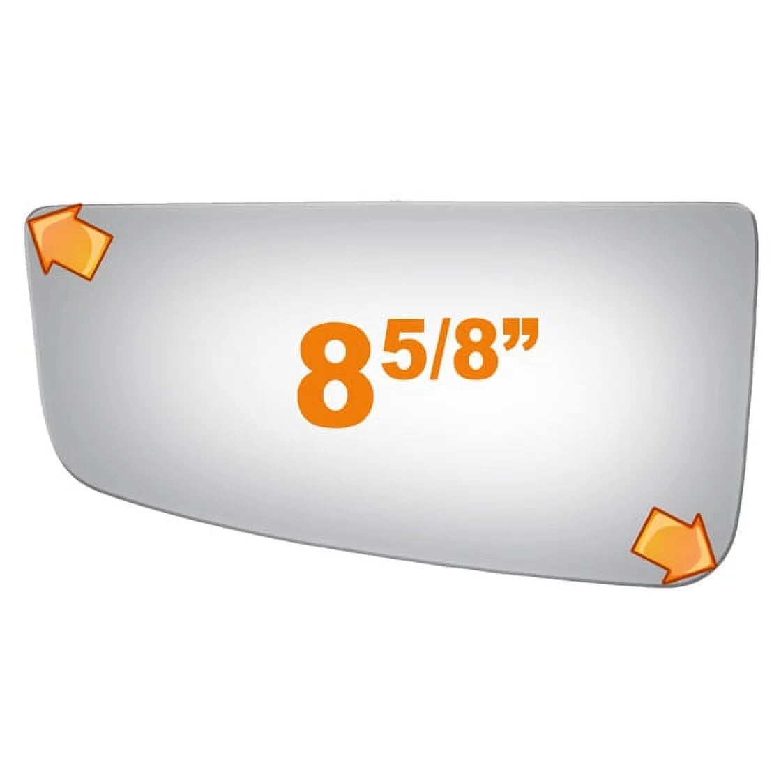 Burco Side View Mirror Replacement Glass - Clear Glass - 3915