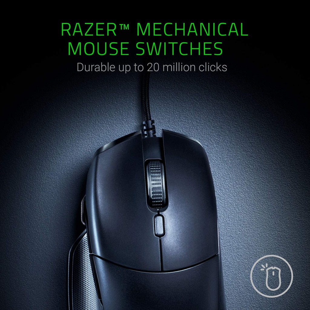 Razer Basilisk Essential Gaming Mouse - [6400 DPI Optical Sensor][Chroma RGB Lighting][7 Programmable Buttons][Mechanical Switches]