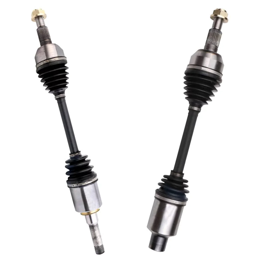 AutoShack Front New CV Axle Drive Shaft Assembly Neoprene Boots Set of 2 Driver and Passenger Side Replacement for 2010-2012 2013 2014 2015 2016 Chevrolet Equinox 2010-2016 GMC Terrain 2.4L AWD FWD