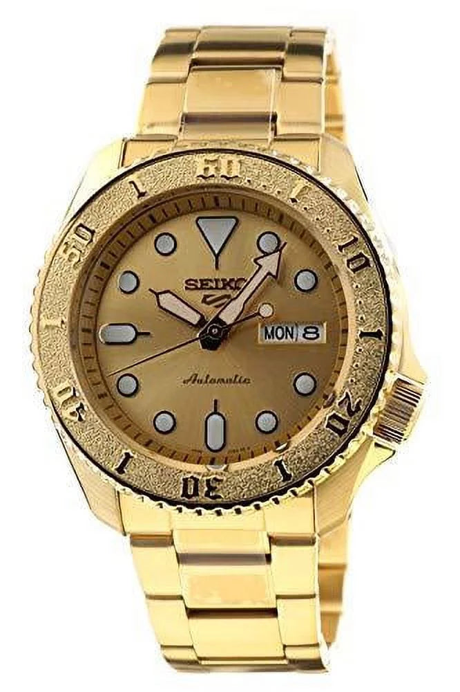 Seiko SRPE74 Seiko 5 Sports Men's Watch Gold-Tone 42.5mm Stainless Steel