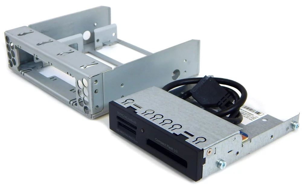 HP 14 in 1 USB2/3 5.25 Media Card Rdr Bracket 736299-BKT with 5.25in Bracket