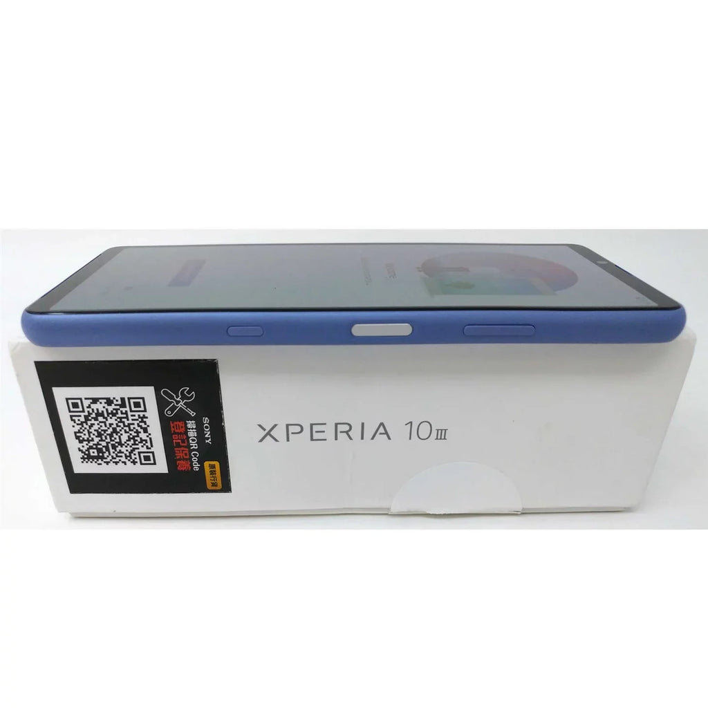 Pre-Owned Sony Xperia 10 III 5G 128GB XQ-BT52 6GB RAM GSM Factory Unlocked Smartphone - Blue (Like New)