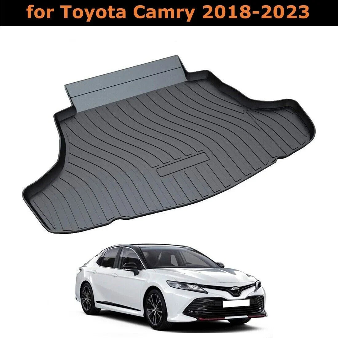 TPO Cargo Mats Liner Protection For 2018-2023 Toyota Camry All Weather
