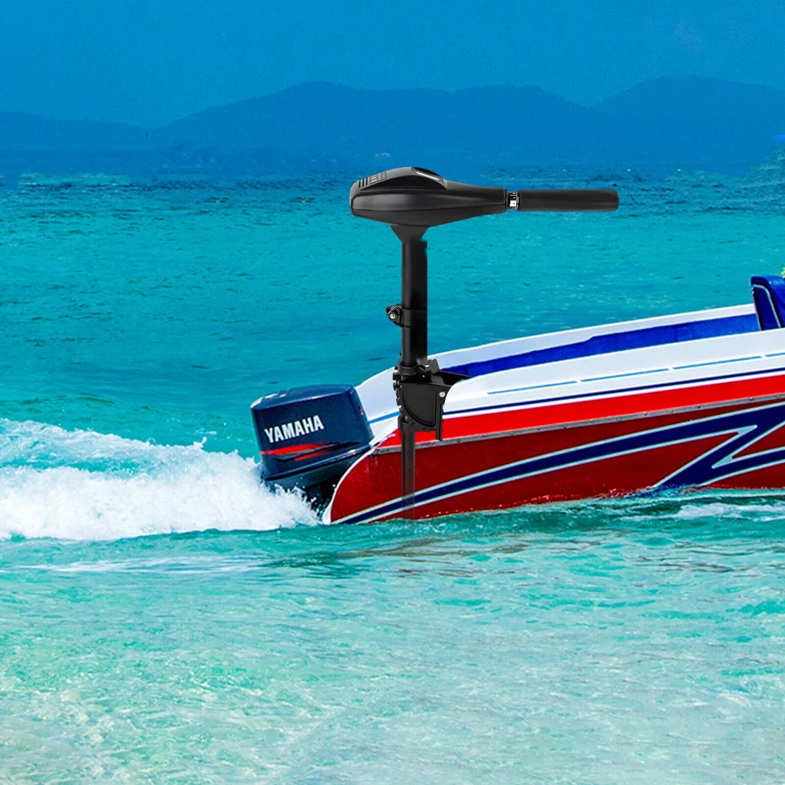 Electric Trolling Motor Outboard Engine 58LBS 12 Volts Fishing Boat Motor Engine