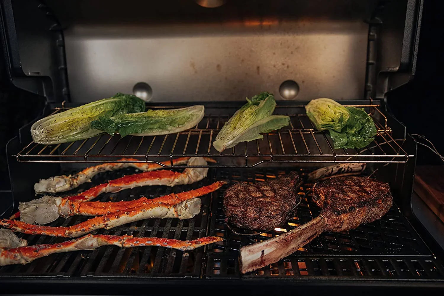 Weber Genesis Smart SX-325s 3-Burner Natural Gas Grill in Stainless Steel with Smart Technology