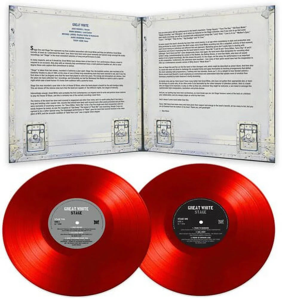 Great White - Stage - Red - Vinyl