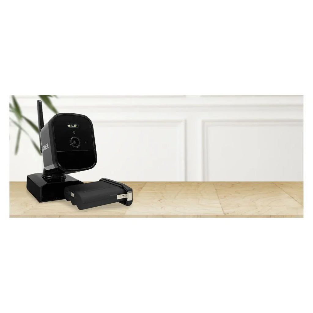 Lorex 4K NVR System with Four (4) Battery-Operated Cameras (Black)
