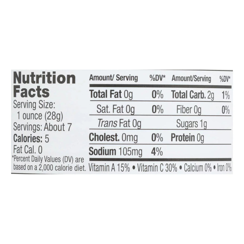 Jeff's Natural Jeff's Natural Bell Pepper Strip - Bell Pepper Strips - Case of 6 - 12 oz.