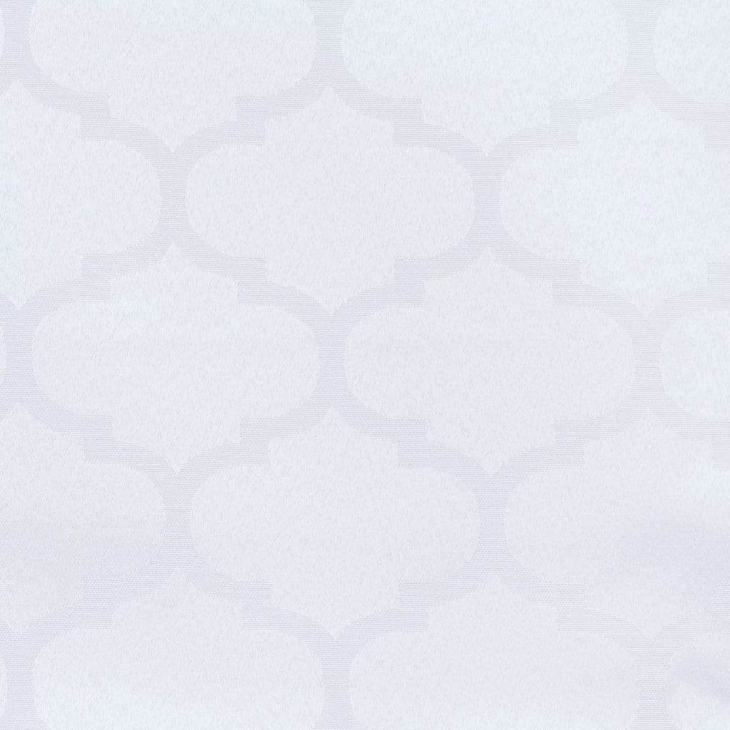 Exclusive Home Montague Trellis Total Blackout Roman Shade, 31"x64", White