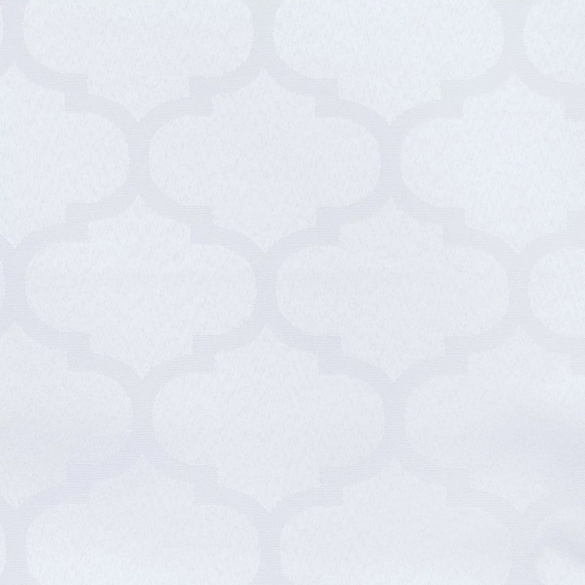 Exclusive Home Montague Trellis Total Blackout Roman Shade, 31"x64", White