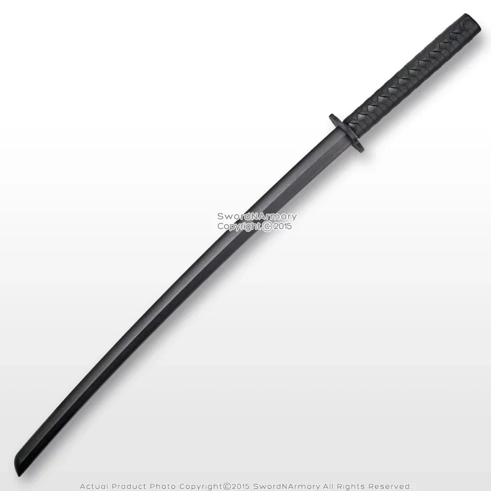 39" Black Polypropylene Kendo Practice Tool Training Samurai Katana Sword