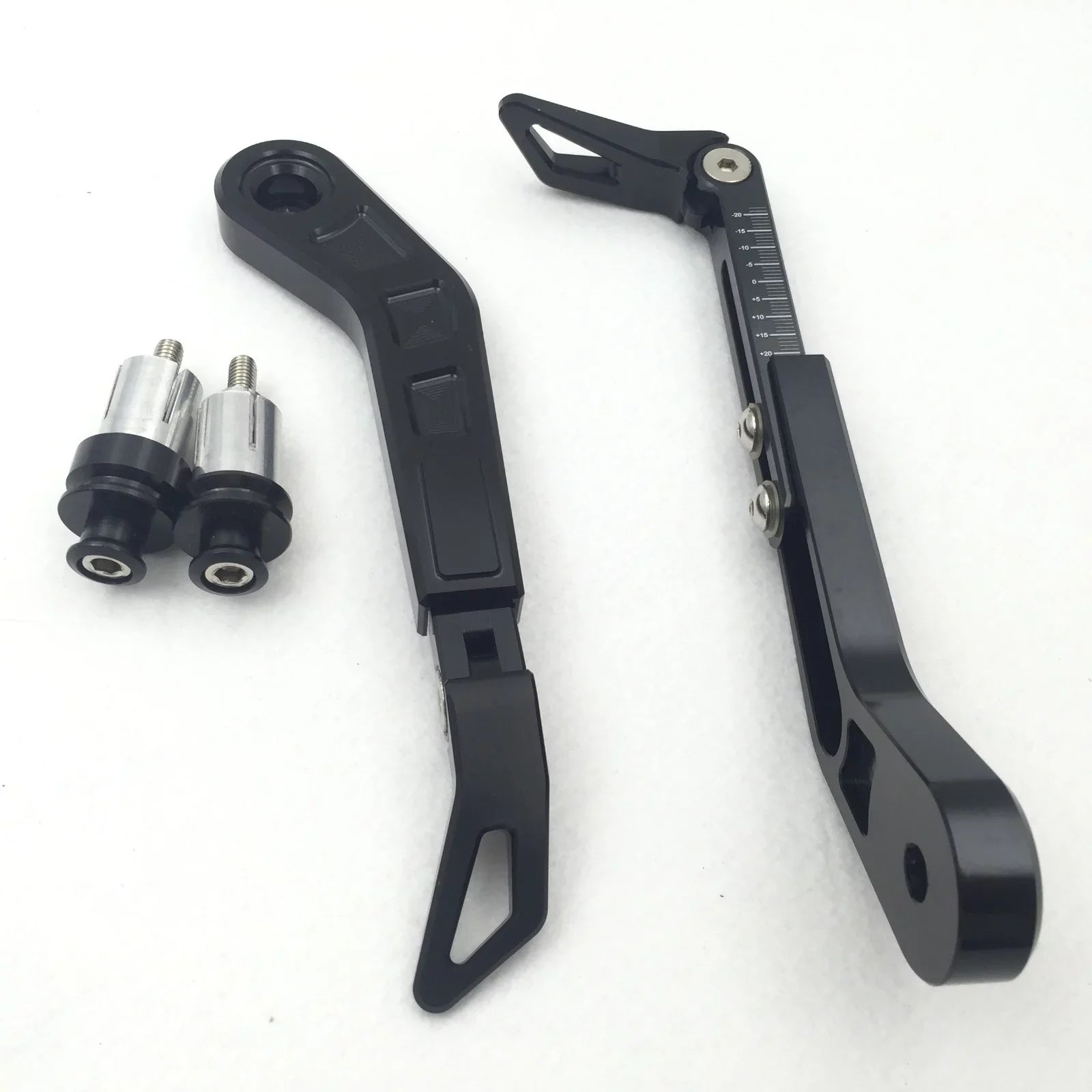 HTT-MOTOR Motorcycle Adjustable Length Angle Black CNC 7/8" (22mm) Protector Proguard Pro Brake Clutch Levers Protect Guard For Suzuki GSX GSXR Hayabusa RM DR Kawasaki Ninja ZX ZZR KTM SXR