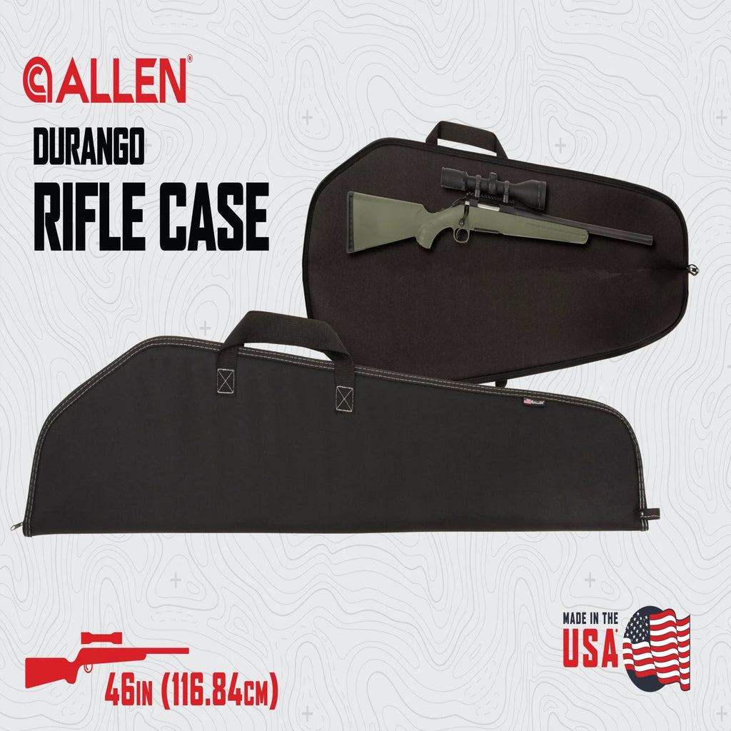 Allen Company Durango 46" Rifle Soft Case, Black, Polyester, 602-46